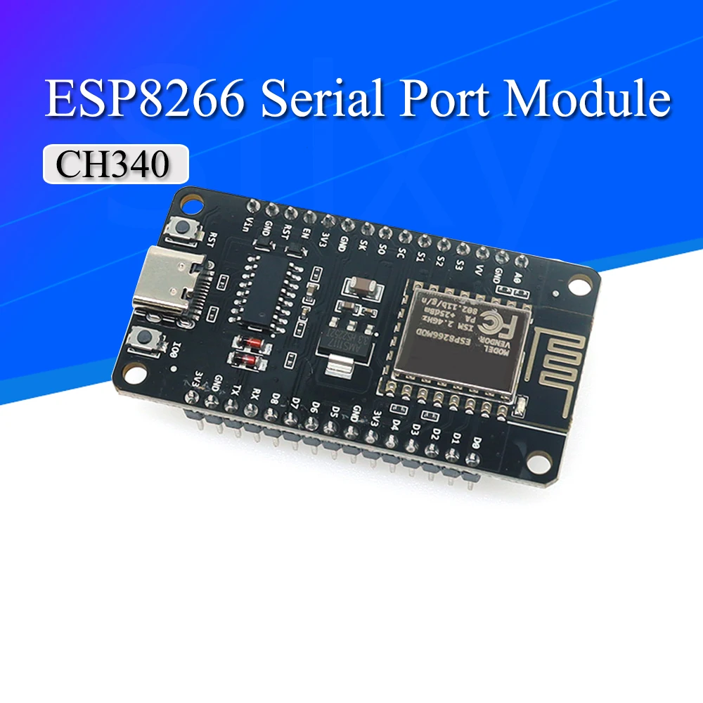 Esp8266 Nodemcu Board - وحدة ESP8266 للاتصال عبر الواي فاي